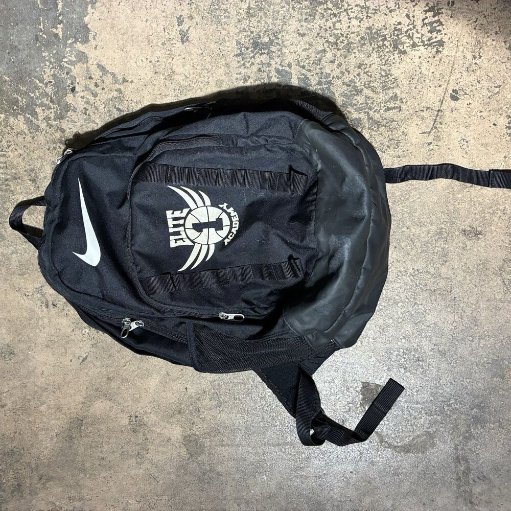 Basketball Backpack Nike Elite Academy Black Athletic Training Gym Bag